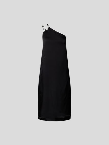 Filippa K Midi-jurk van pure viscose Zwart - 2