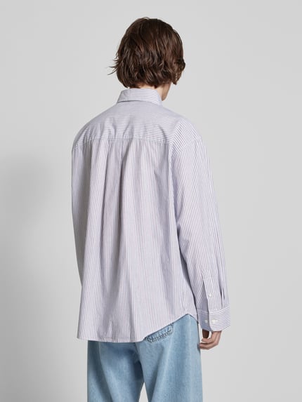 JACK & JONES Oversized vrijetijdsoverhemd met borstzak, model 'ATLAS' Paars - 5