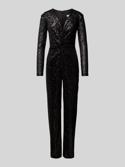 SISTAGLAM Jumpsuit met pailletten Zwart - 2
