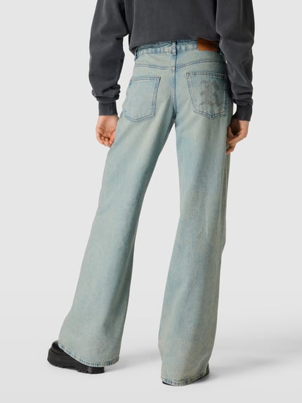 REVIEW Baggy Jeans im Used Look Bleu 5