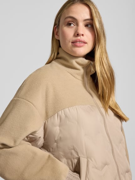 White Label Relaxed fit jack met tweewegsritssluiting Zand - 3