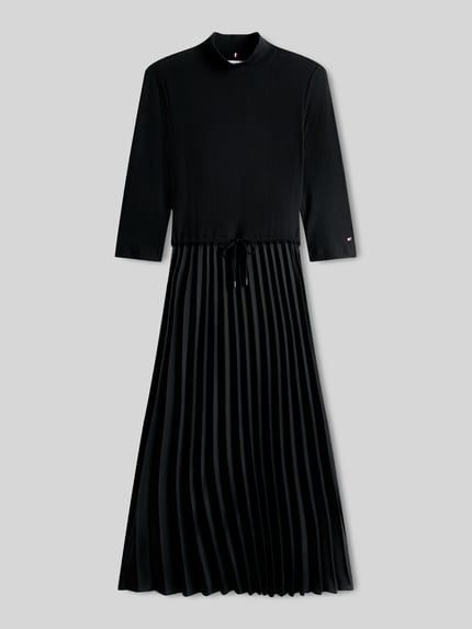 Tommy Hilfiger Slim Fit Freizeitkleid aus Viskose-Mix BLACK 2