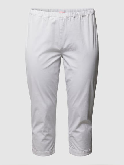Marina Rinaldi PLUS SIZE capribroek met elastische band, model 'RECOARO' Wit - 2