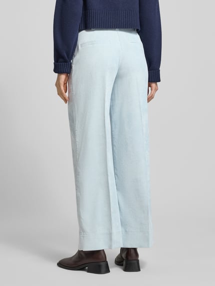BOSS Orange Wide Leg Cordhose mit seitlichen Eingrifftaschen Modell 'C_TACODI' Hellblau 5