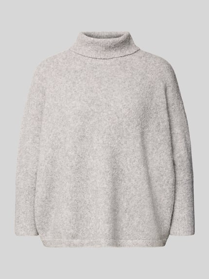 someday. Oversized Rollkragenpullover mit Woll-Anteil Modell 'Tiola' Mittelgrau Melange 2