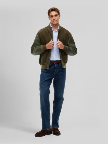 Tommy Hilfiger Slim Fit Businesshemd mit Logo-Stickerei Bleu 1