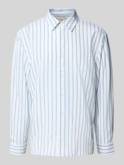 CK Calvin Klein Freizeithemd mit Kentkragen Bleu 2
