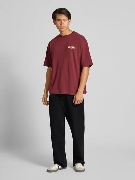 REVIEW Jeansy o kroju super baggy fit z dodatkiem wiskozy Czarny 1