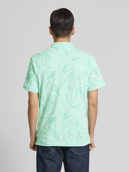 Tom Tailor Regular fit poloshirt van een mix van katoen en elastaan Lichtturquoise - 5