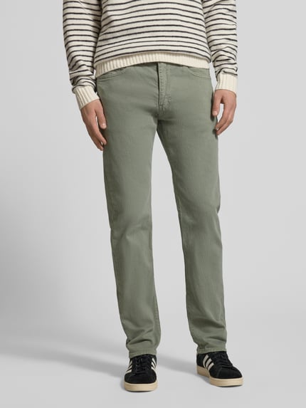 Levi's® Tapered Fit Jeans aus Baumwoll-Mix Modell '502®' Rauchblau 4