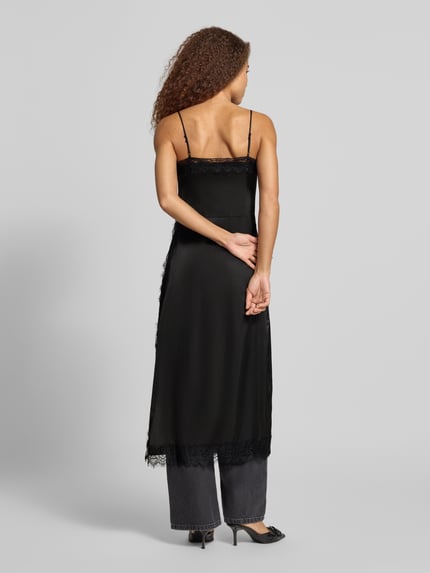 NOISY MAY® Midikleid mit Spitzenbesatz Modell 'LOUISE' Black 5
