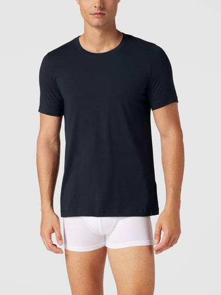 SCHIESSER T-Shirt mit Label-Detail Black 1