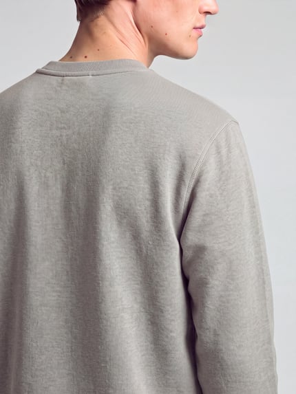 G-Star RAW Bluza z detalami z logo w tonacji ton w ton Jasnoszary 3