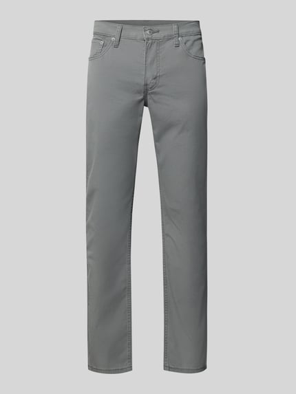 Produktfoto, graue Slim Fit Jeans im 5-Pocket-Design Modell '511®' von Levi's®, Baumwoll-Mix mit Stretch-Anteil, strukturierte Oberfläche