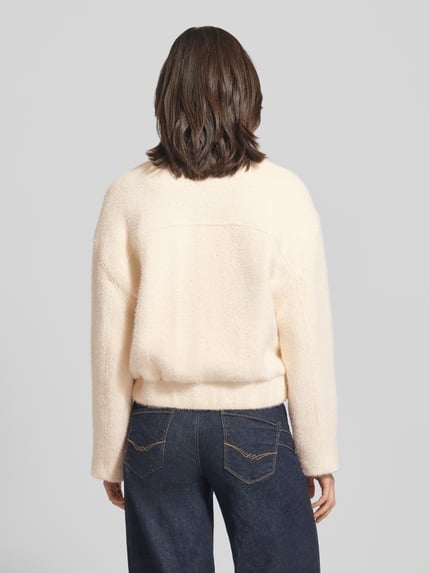 someday. Regular Fit Jacke mit Stehkragen Modell 'Nariska' Offwhite 5