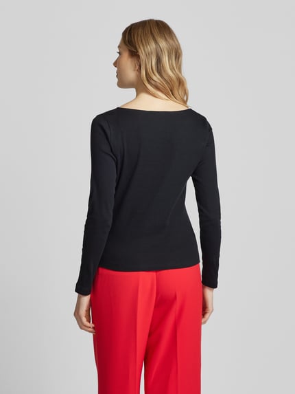 ba&sh Longsleeve in Ripp-Optik Modell 'OLTA' Black 5