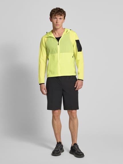 BOSS Green Regular fit jack van lichte geweven ripstop Lichtgroen - 1