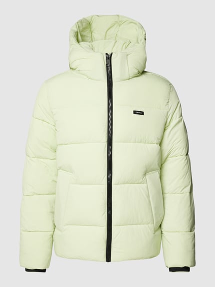 CK Calvin Klein Steppjacke mit Label-Patch Neon Gruen 2