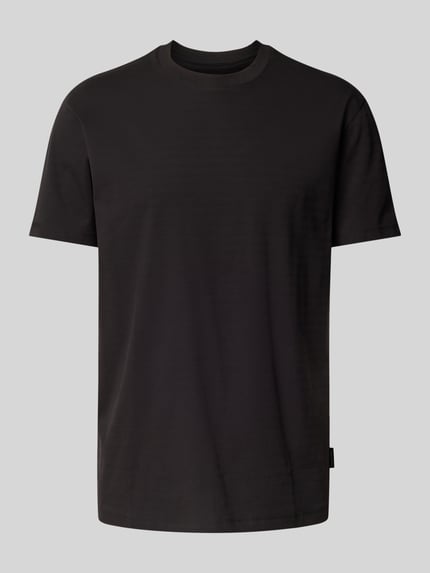 Armani Exchange T-shirt z detalem z logo Czarny 2