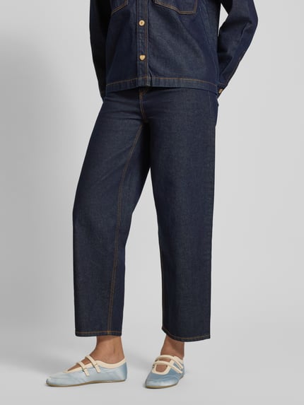 Jake*s Casual Straight Fit Jeans aus reiner Baumwolle Jeansblau 4
