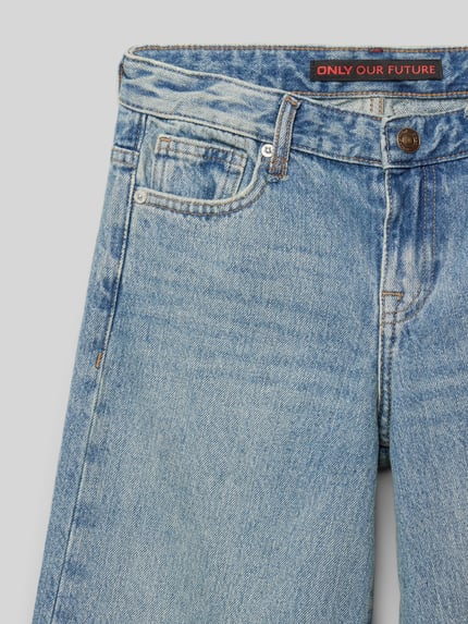 ONLY Baggy Jeans aus Baumwoll-Mix Modell 'BROOME' Blau 2