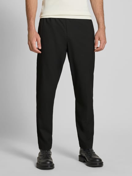 JACK & JONES Relaxed fit joggingbroek met elastische band BLACK - 4
