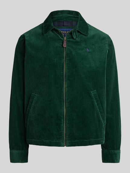 Polo Ralph Lauren regular fit blouson van katoen-corduroy Donkergroen - 2