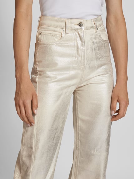 Iro Stoffen broek met 5-pocketmodel Ecru - 3
