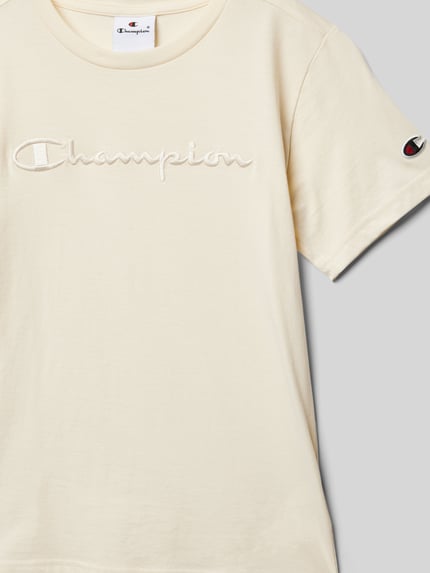 Champion T-shirt met ronde hals Ecru - 2