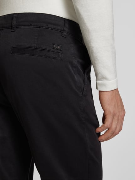 BOSS Orange Regular Fit Chino mit Gürtelschlaufen Black 3