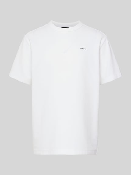 G-Star RAW Regular Fit T-Shirt mit Strukturmuster Weiss 2