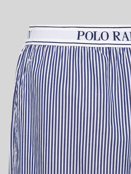 Polo Ralph Lauren Pyjama-Hose mit elastischem Logo-Bund Dunkelblau 2