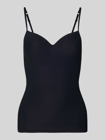 HANRO 2-in-1-Bh-top met gewatteerde,
voorgevormde cups model 'ALLURE' Zwart - 2
