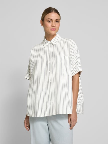 Jake*s Studio Woman Bluzka o kroju relaxed fit z rękawem 1/2 Złamany biały 4