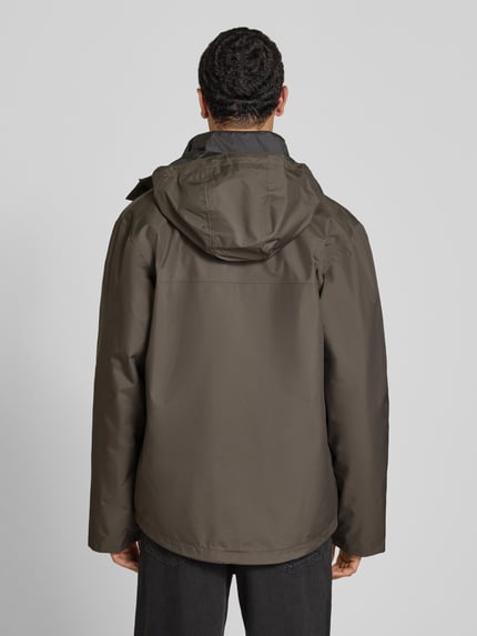 Helly Hansen Regular fit jack met logoprint model 'Juell' Olijfgroen - 5