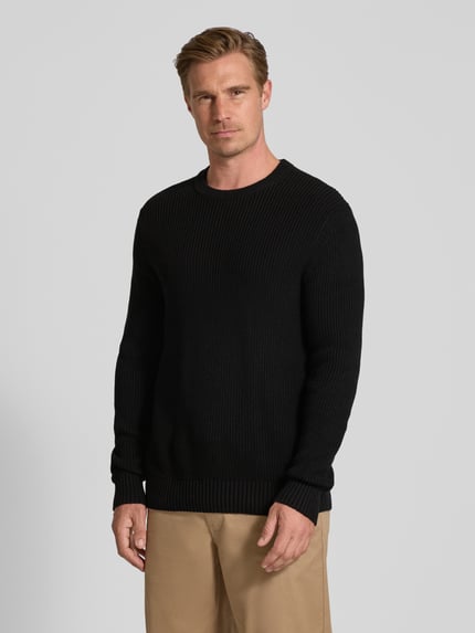 MCNEAL Strickpullover mit Rundhalsausschnitt Black 4