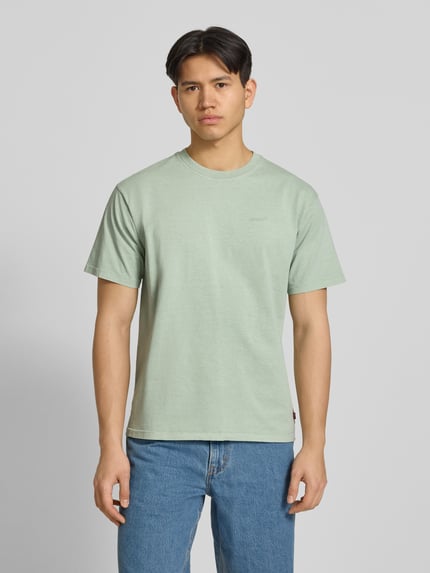 Levi's® Regular Fit T-Shirt aus reiner Baumwolle Hellgruen 4