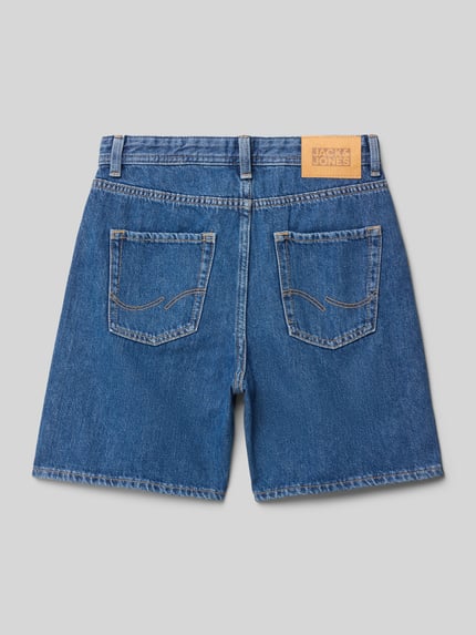 JACK & JONES Jeansshorts mit Kontrastnähten Modell 'TONY' Blau 3