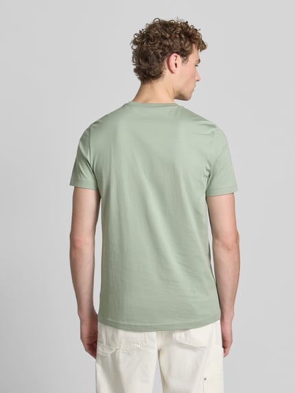 Christian Berg Men t-shirt z bawełny z okrągłym dekoltem Trzcinowy 5