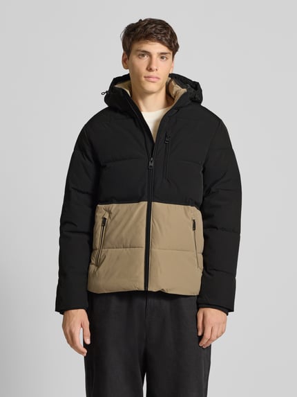 JACK & JONES Steppjacke mit Reißverschlusstaschen Modell 'OWEN' Beige 4