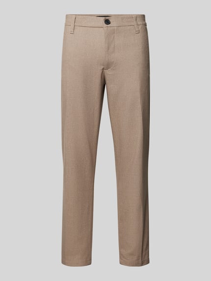 GABBA Regular Fit Cordhose mit Knopfverschluss Modell 'MONZA' Hellbraun 2