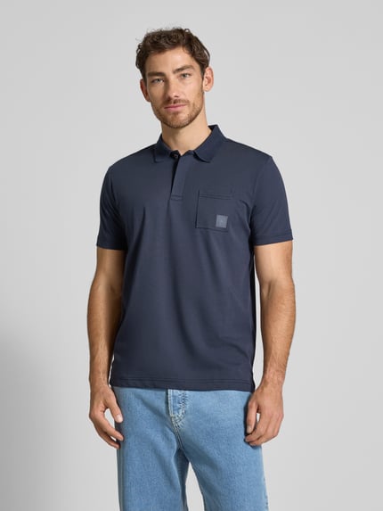 LERROS Regular Fit Poloshirt mit Brusttasche Black 4