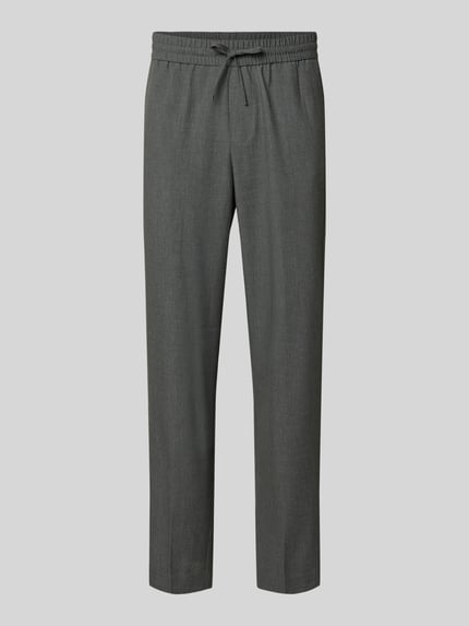 Lindbergh Relaxed Fit Hose mit elastischem Bund Mittelgrau 2