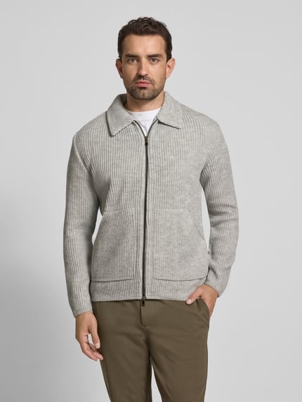 Manuel Ritz Jacke mit Woll-Anteil Hellgrau 4