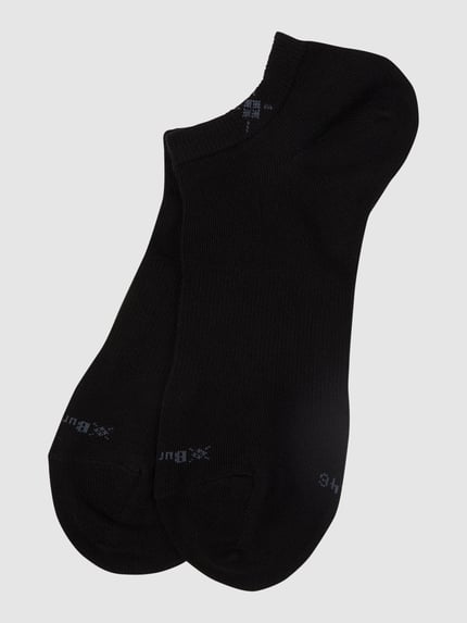Burlington Sneakersokken met stretch in een set van 2 paar, model 'Everyday' Zwart - 1