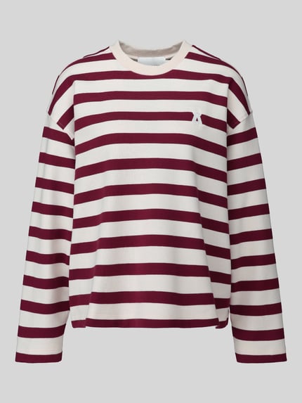 ARMEDANGELS Oversized Sweatshirt aus reiner Baumwolle Modell 'FRANKAA' Bordeaux 2