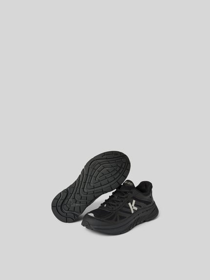 Kenzo Sneakersy z detalem z logo Czarny 5