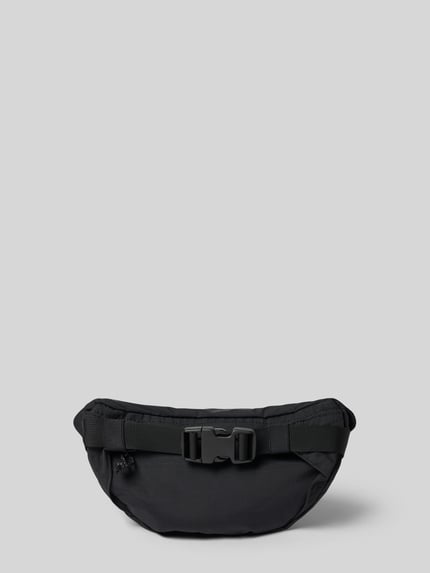 Produktfoto, Bauchtasche mit Logo-Print Modell 'Glen' von The North Face in Schwarz mit Reißverschluss und verstellbarem Schulterriemen, glatte Textur