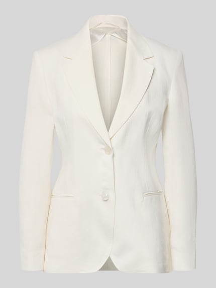 Regular Fit Longblazer aus reinem Leinen Modell 'BELLO' Shop The Look MANNEQUINE