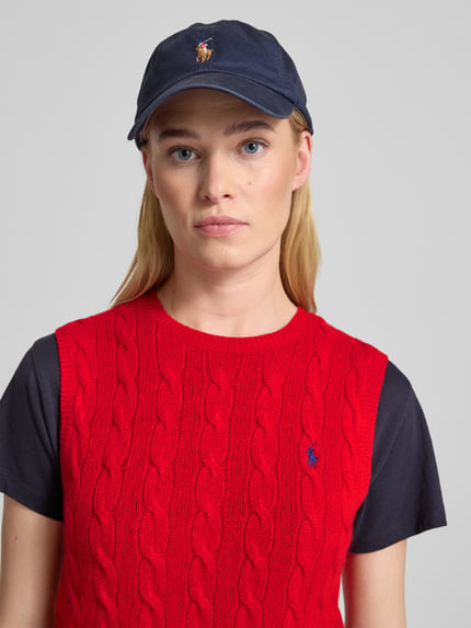 Polo Ralph Lauren Tricottop van Mix van katoen en kasjmier Rood - 3